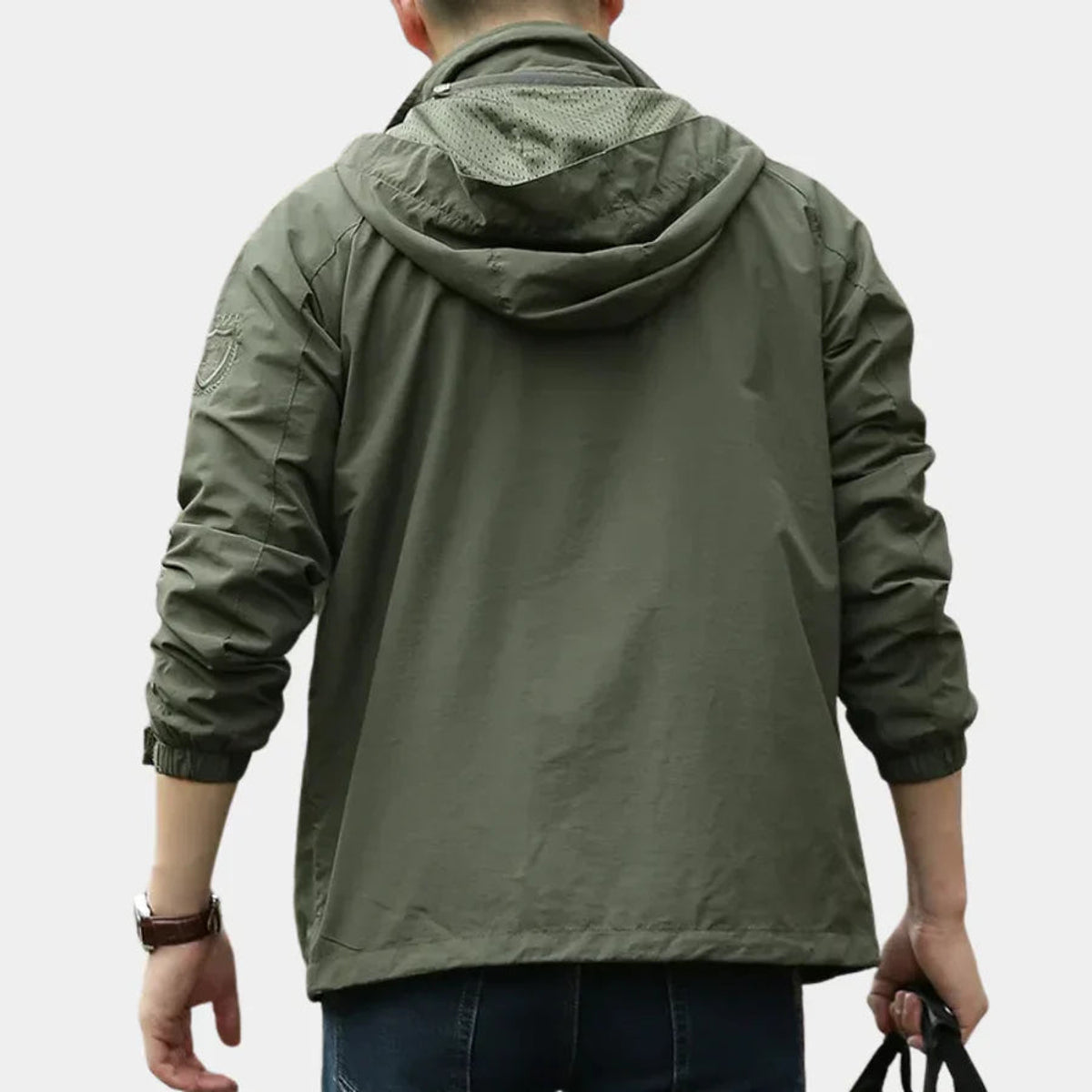 Men's Breathable Light Cargo Jacket Stylish Versatile Fit Casual 4