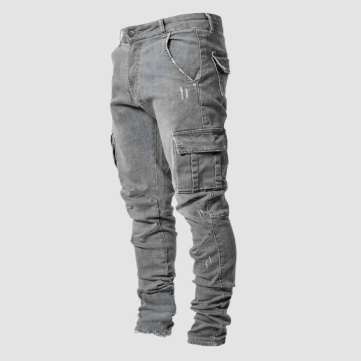 Men's Cargo Pants Multi-Pocket Tactical Outdoor Trousers Black 1