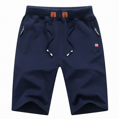 Men's Cargo Shorts Cotton Blend Knee-Length with Zipper Pockets 0