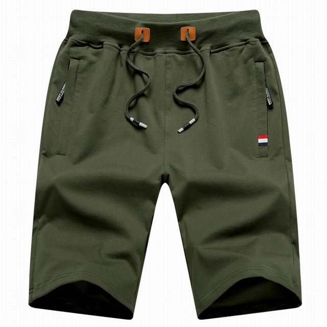 Men's Cargo Shorts Cotton Blend Knee-Length with Zipper Pockets 10
