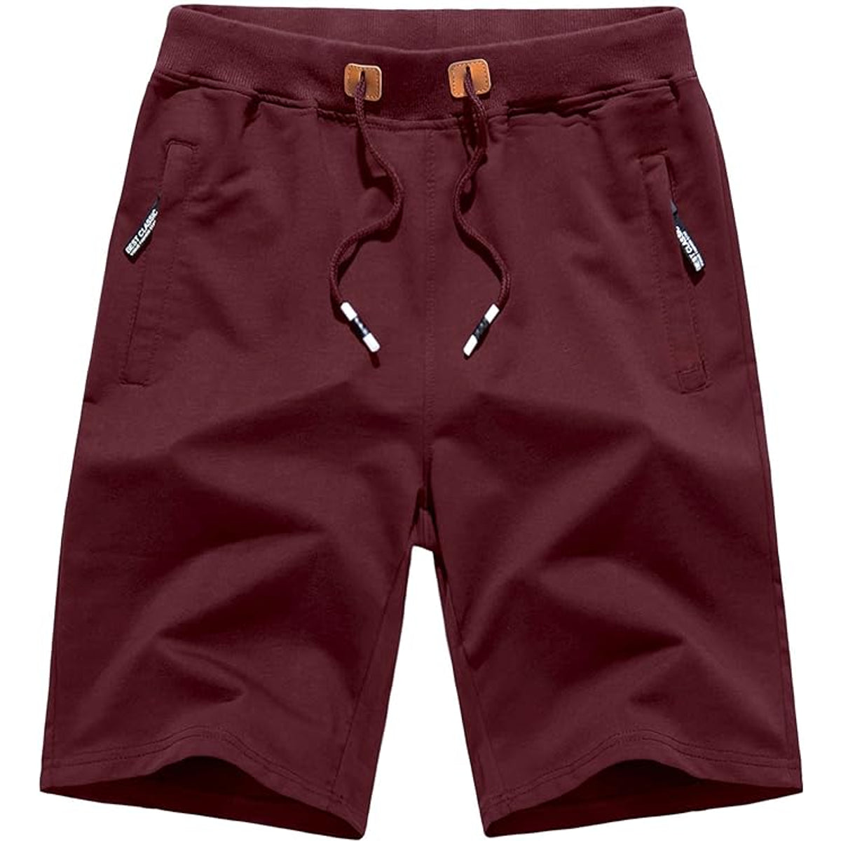 Men's Cargo Shorts Cotton Blend Knee-Length with Zipper Pockets 6