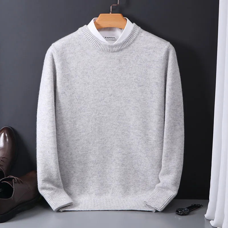 Men's Cashmere Sweater Classic Timeless Design Comfortable Luxury 1