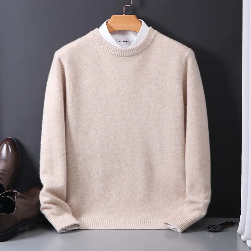 Men's Cashmere Sweater Luxury Comfort Timeless Design Classic Fit 4