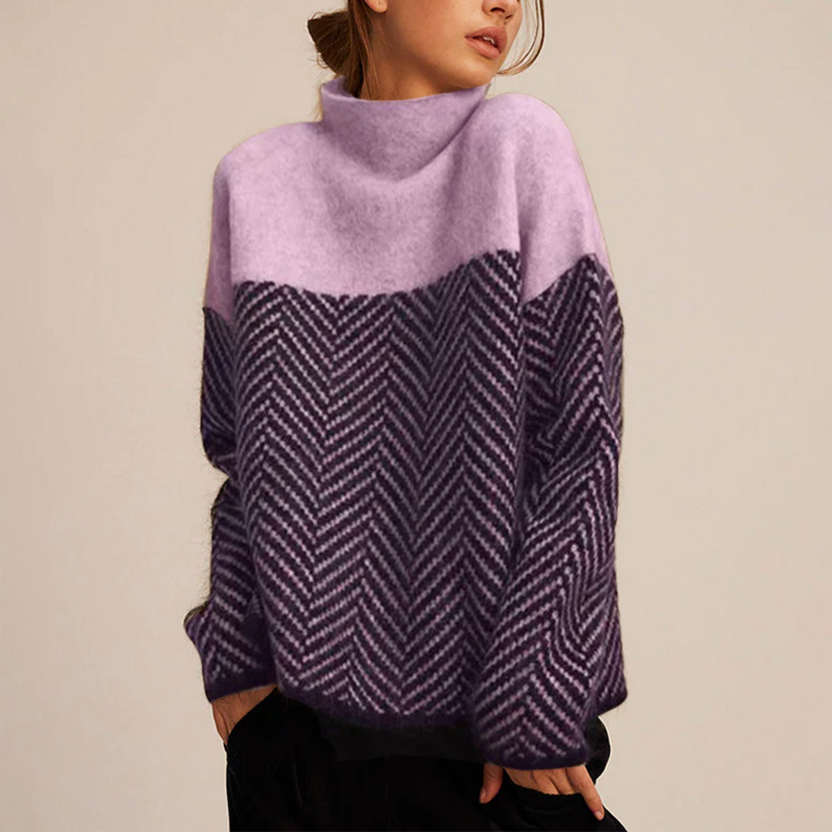 Men's Cashmere Sweater Turtleneck Elegant Comfort Luxury Fashion 5