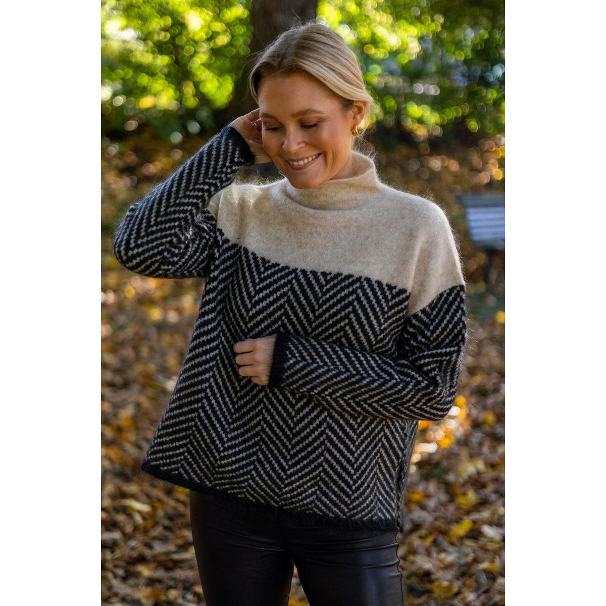 Men's Cashmere Sweater Turtleneck Elegant Comfort Luxury Fashion 7