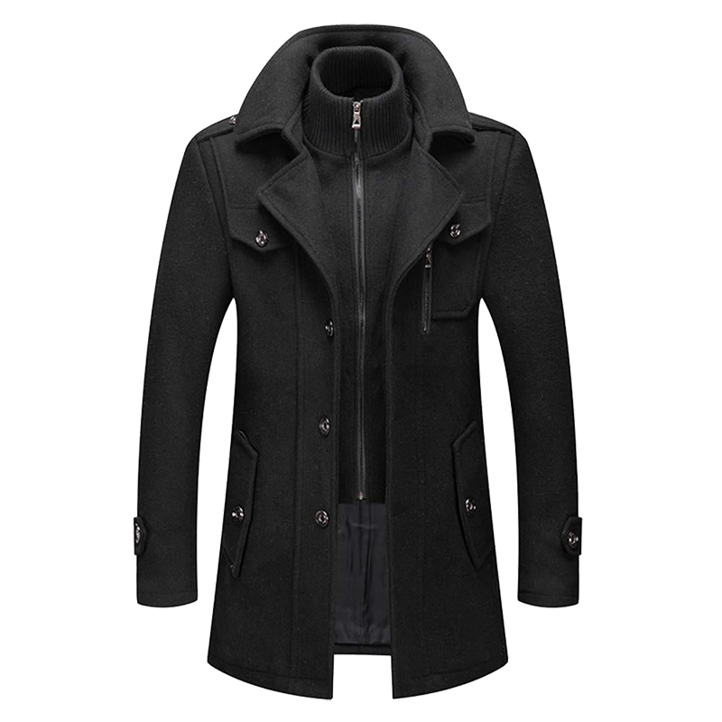Men's Coat Lightweight Warm Winter Essential Elegant Design 0