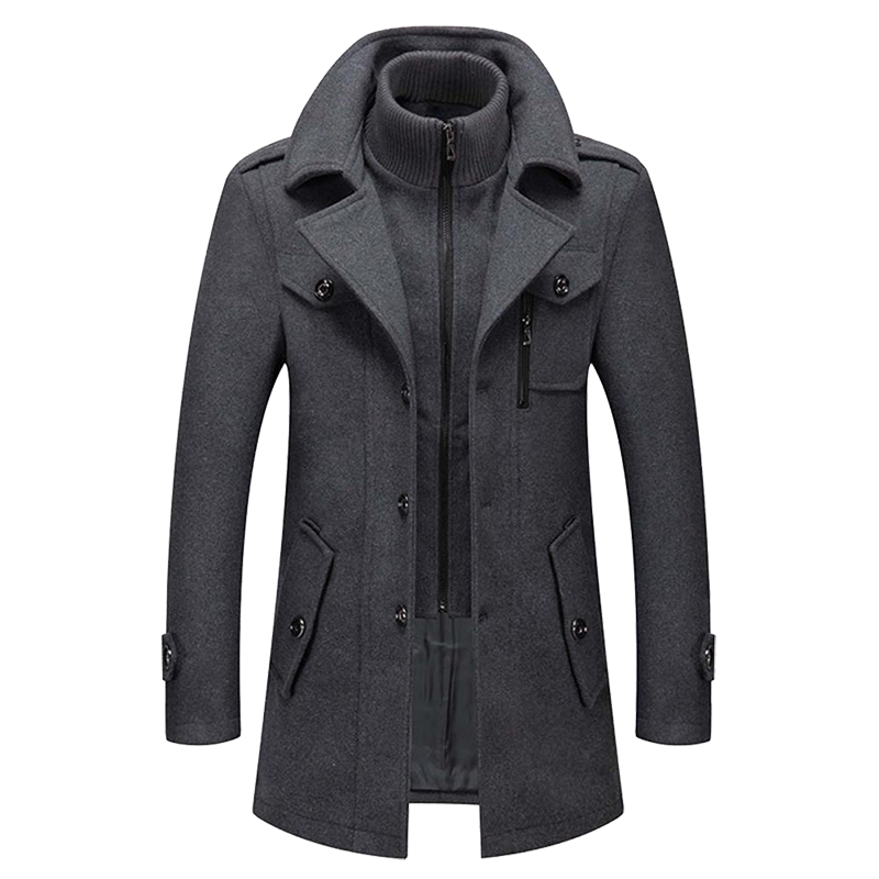 Men's Coat Lightweight Warm Winter Essential Elegant Design 3