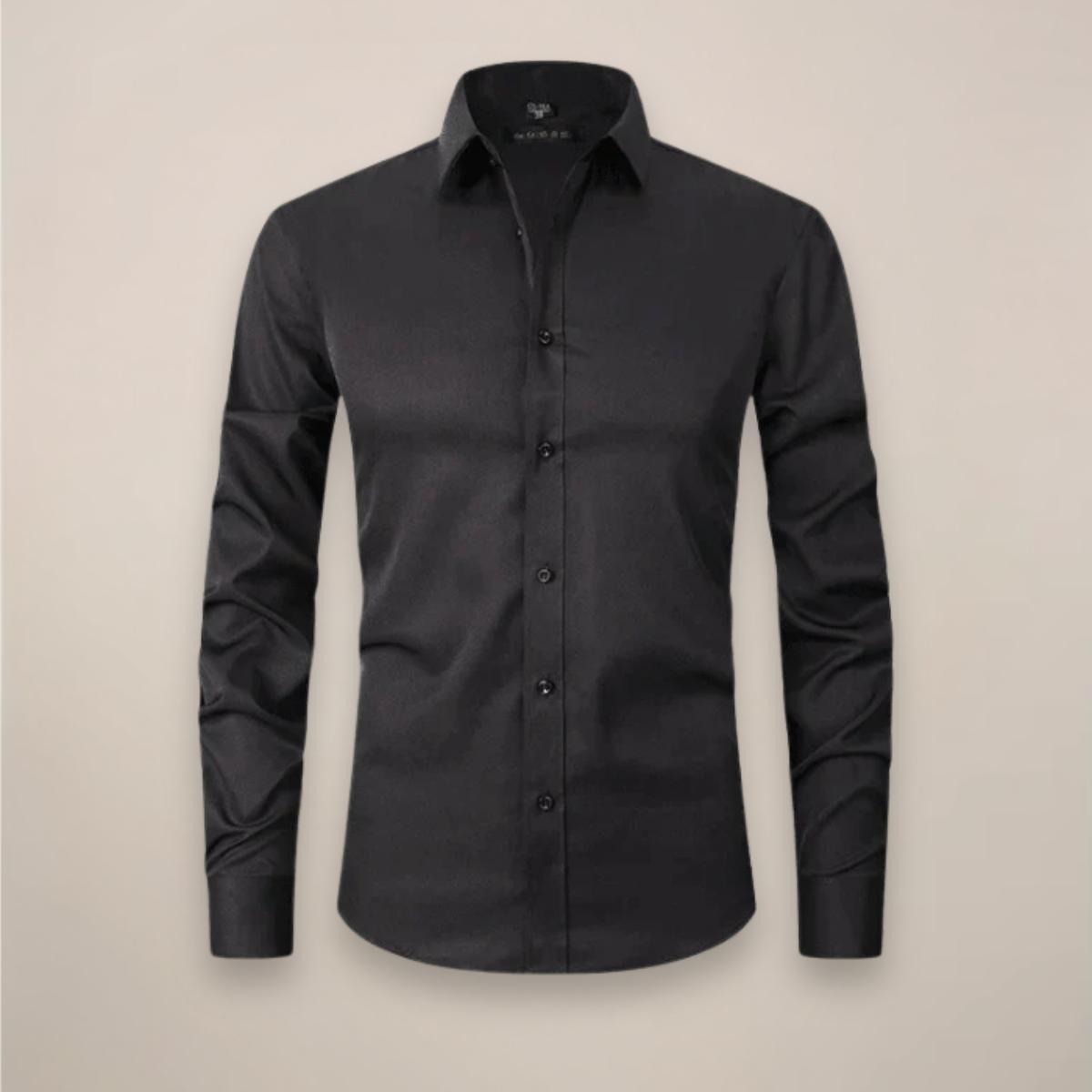 Men's Dress Shirt Long-Sleeved Classic Structured Fit Wrinkle-Free 4