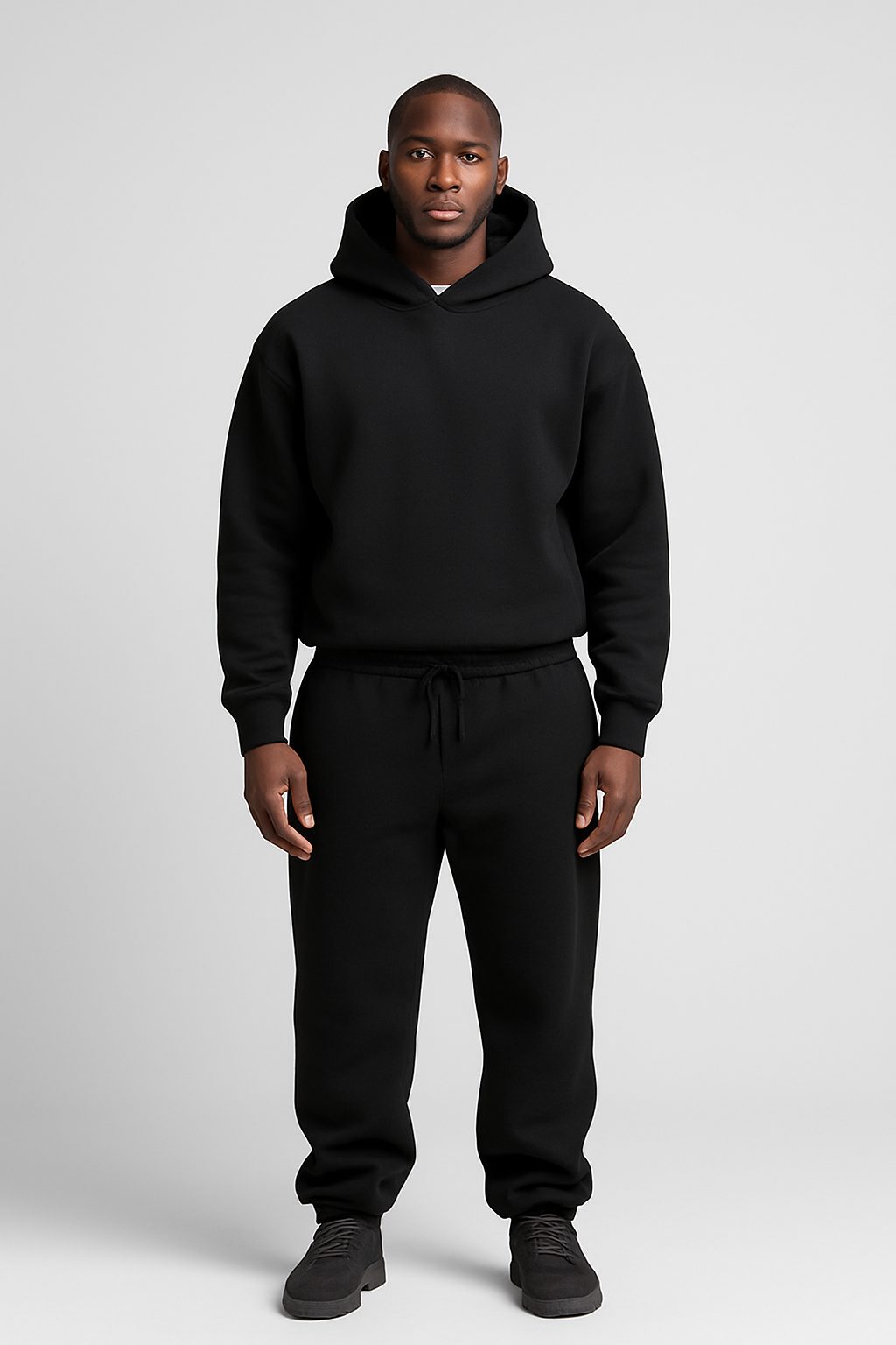 Men's Hoodie Set Oversized Jogger Set Comfortable Everyday Style 1
