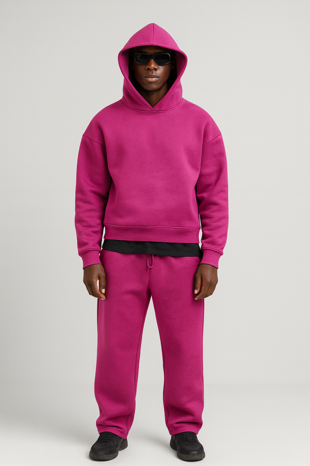 Men's Hoodie Set Oversized Jogger Set Comfortable Everyday Style 3