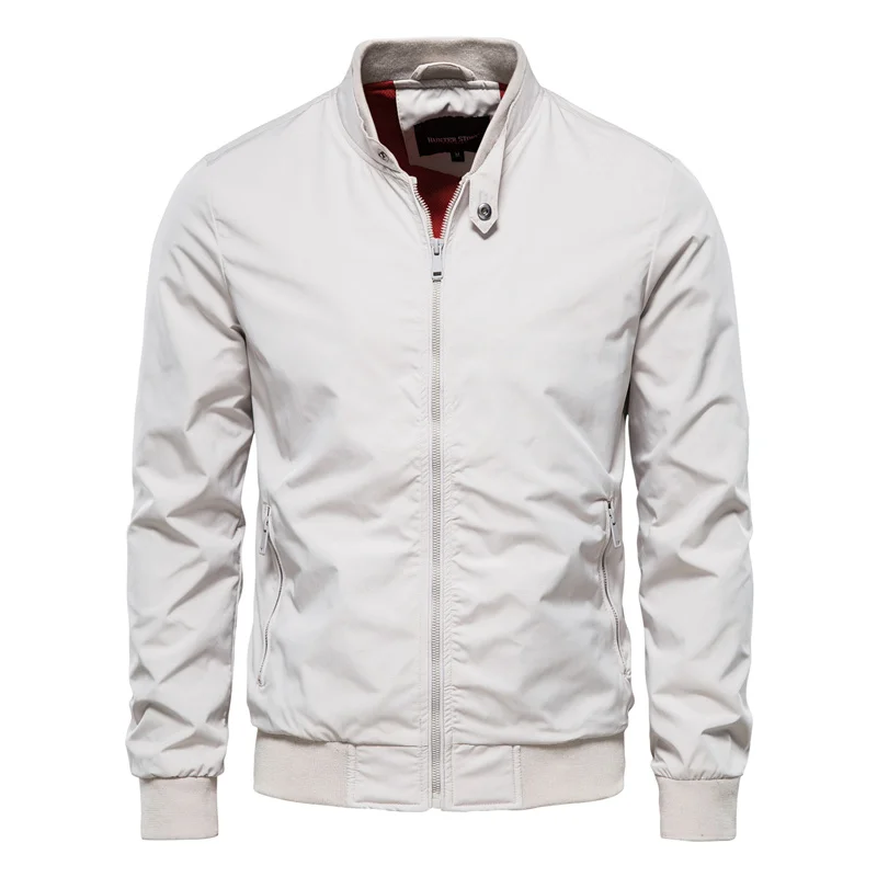 Men's Lightweight Summer Jacket Breathable Bomber Style Casual Outerwear 3