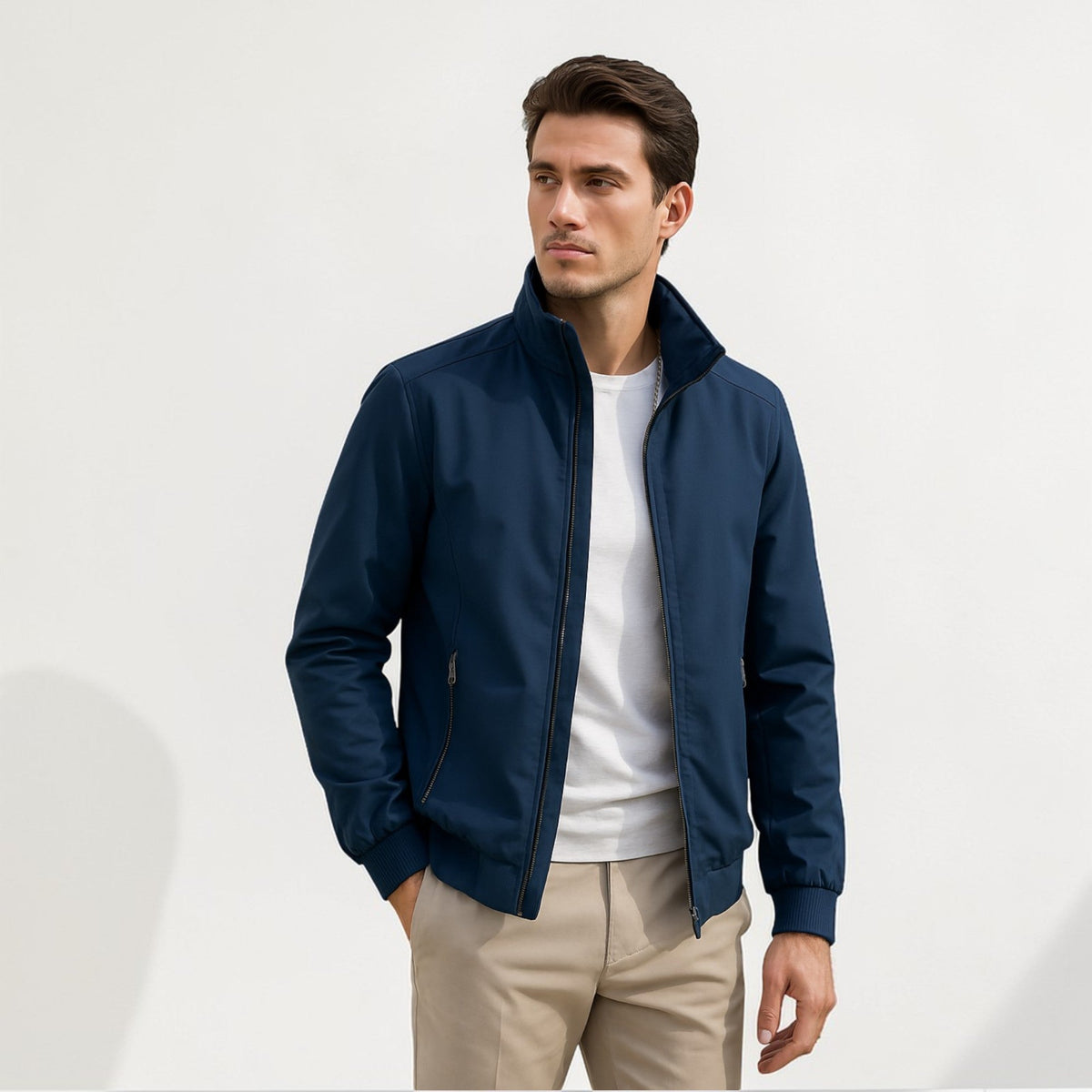 Men's Lightweight Windbreaker Jacket Casual Spring Summer Style 0