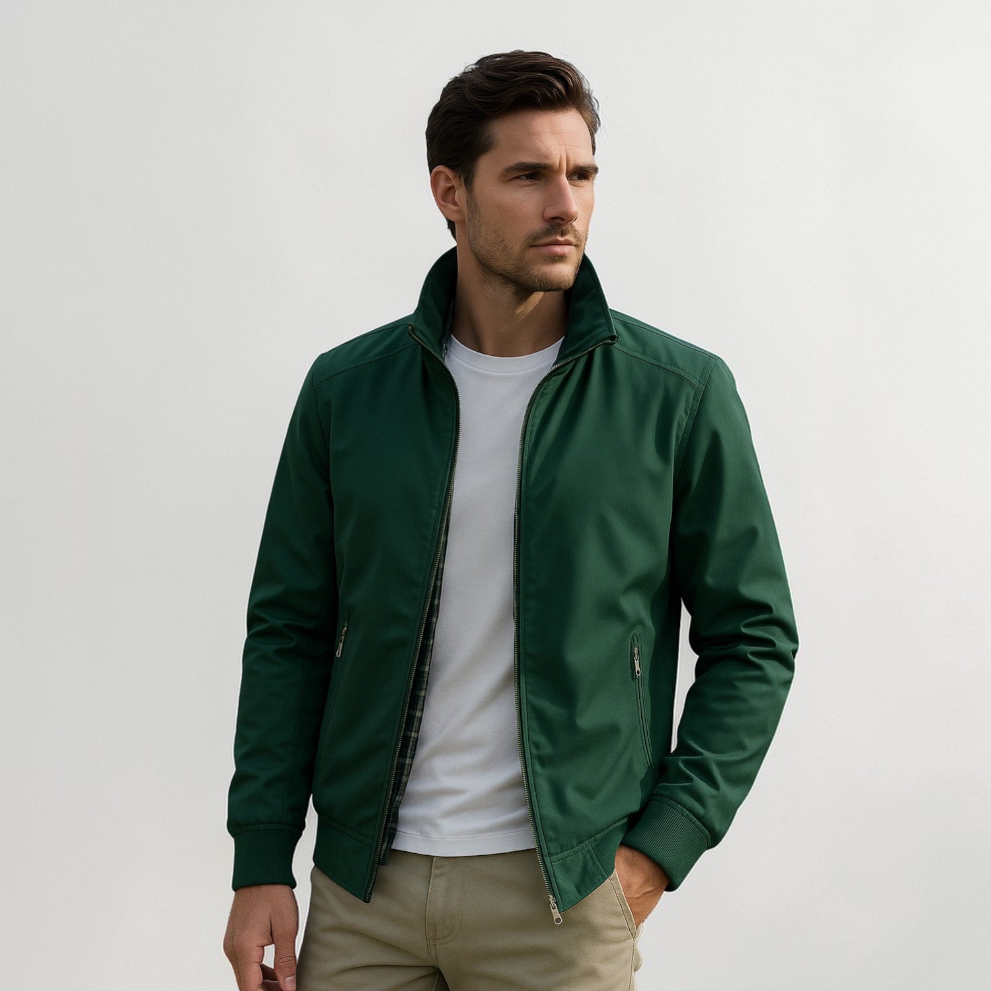Men's Lightweight Windbreaker Jacket Casual Spring Summer Style 2