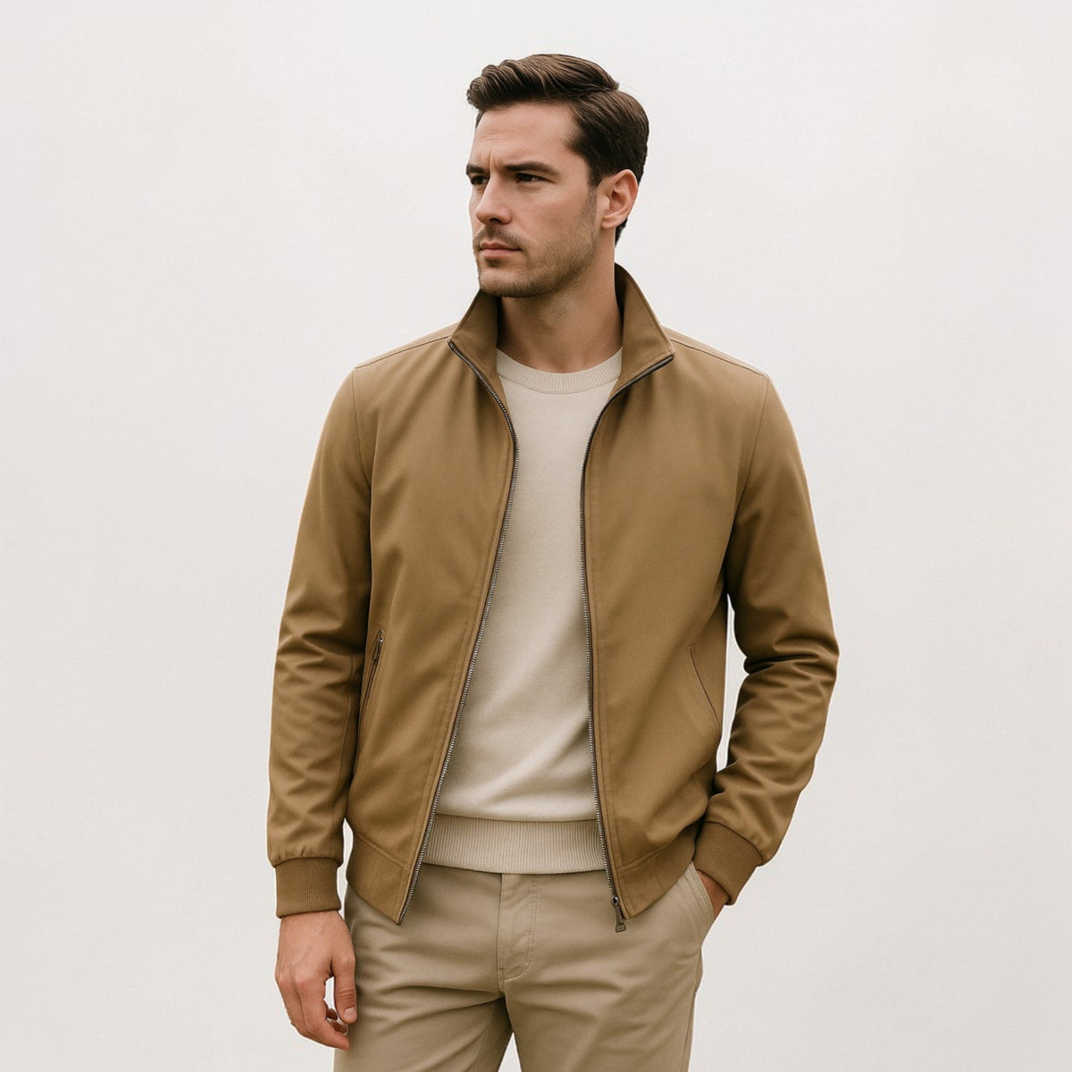 Men's Lightweight Windbreaker Jacket Casual Spring Summer Style 3