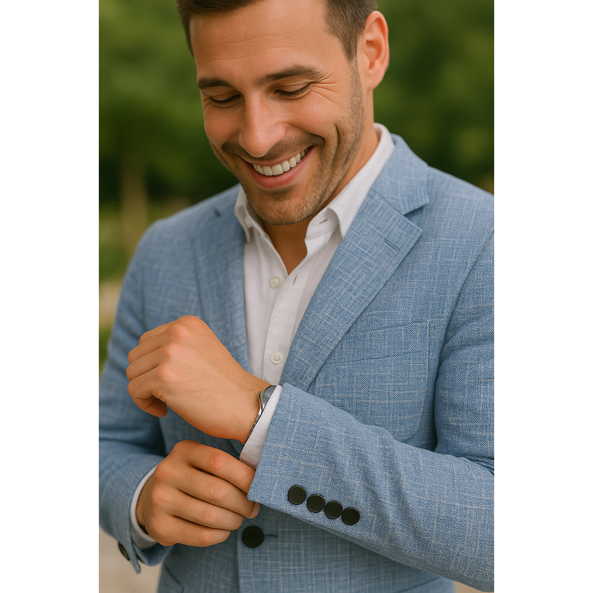 Men's Linen Suit Lightweight Stylish Autumn Fashion Casual Formal 3