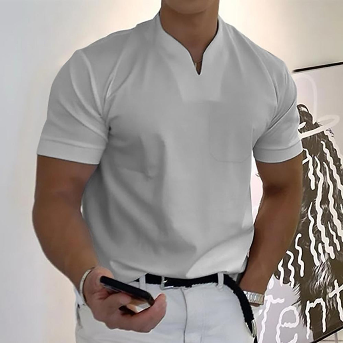 Men's Polo Shirt Modern Fit Casual Elegant Style for Any Occasion 6