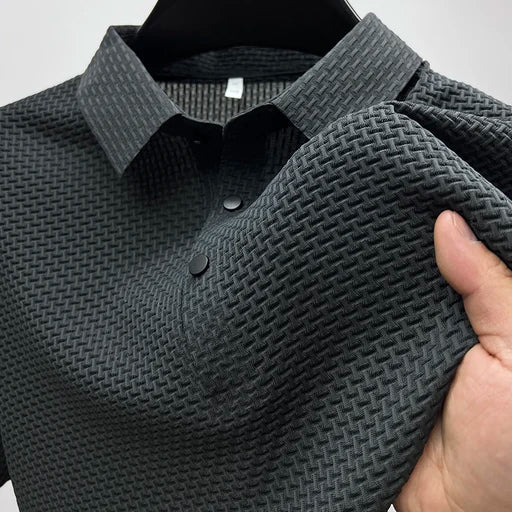 Men's Polo Shirt Short-Sleeved Casual Sophistication Modern Fit 3
