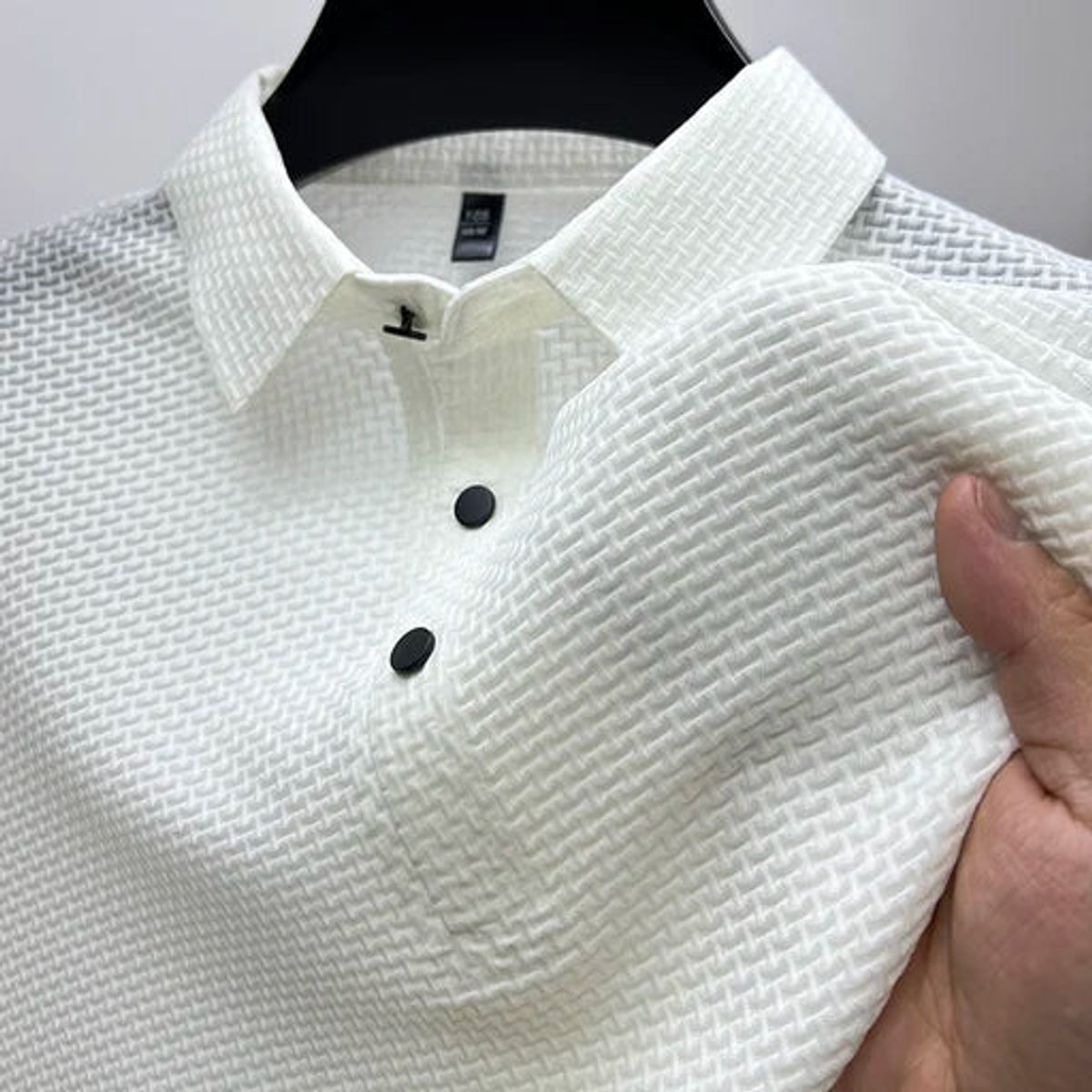 Men's Polo Shirt Short-Sleeved Casual Sophistication Modern Fit 4