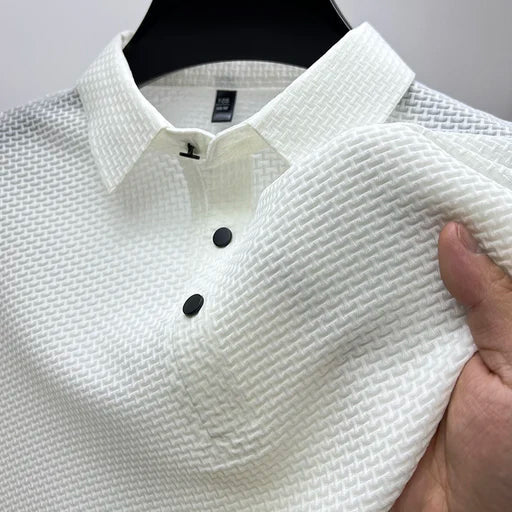 Men's Polo Shirt Short-Sleeved Casual Sophistication Modern Fit 4
