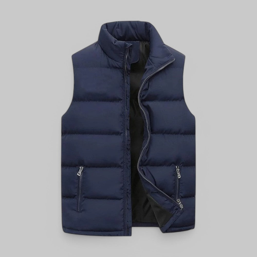 Men's Puffer Vest Lightweight Quilted Gilet for Versatile Warmth 3