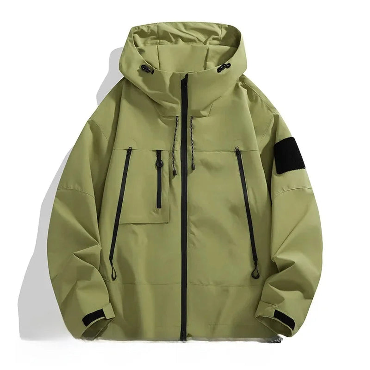 Men's Softshell Jacket Hooded Casual Outdoor Style for Active Pursuits 0