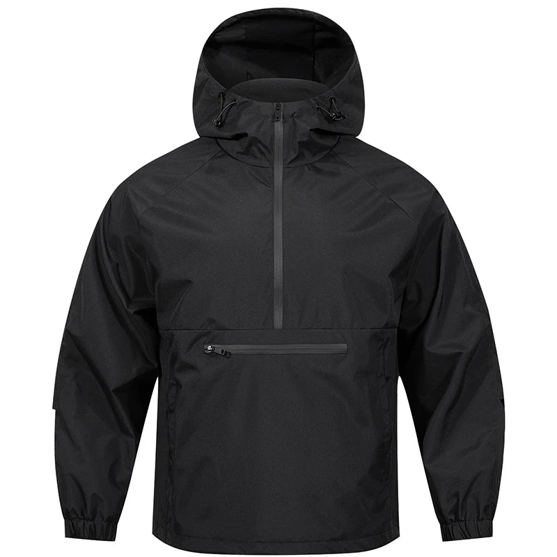 Men's Softshell Jacket Hooded Casual Outdoor Wear for Spring and Autumn 0