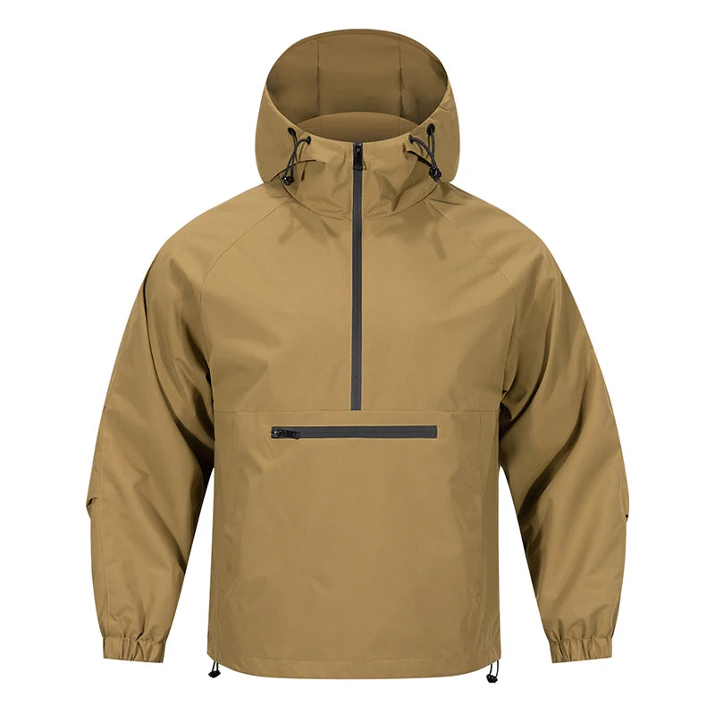 Men's Softshell Jacket Hooded Casual Outdoor Wear for Spring and Autumn 4