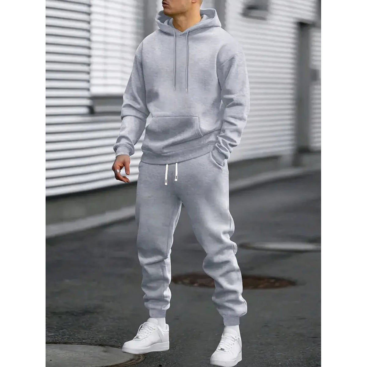 Men's Tracksuit 2-Piece Co-ord Hoodie and Joggers Casual Fit 1