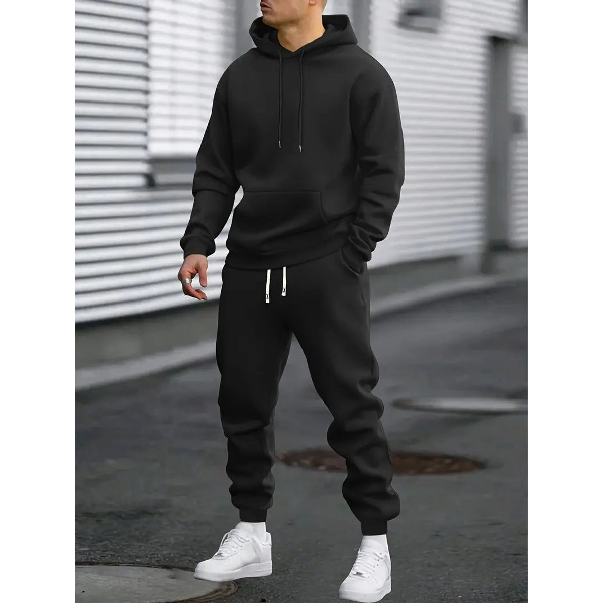 Men's Tracksuit 2-Piece Co-ord Hoodie and Joggers Casual Fit 2