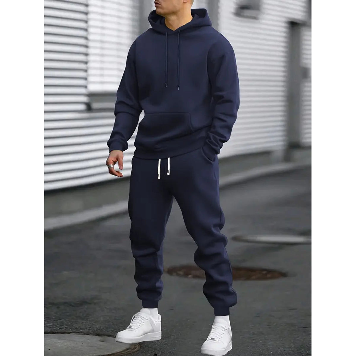 Men's Tracksuit 2-Piece Co-ord Hoodie and Joggers Casual Fit 3