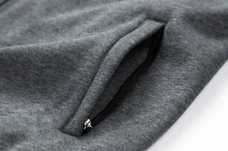 Men's Tracksuit Two Piece Set Zip Jacket Geometric Design Casual Style 7