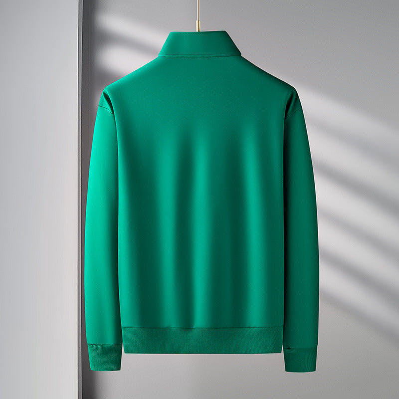 Men's Tracksuit Zip Up Two-Piece Set with Stripe Jacket and Jogger Pants 3