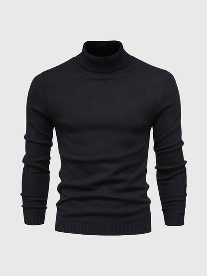 Men's Turtleneck Sweater Soft Cotton Casual Elegant Design 10