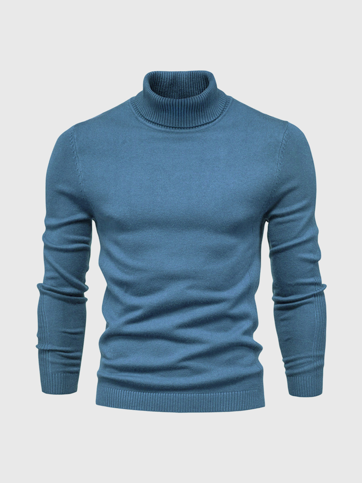Men's Turtleneck Sweater Soft Cotton Casual Elegant Design 11