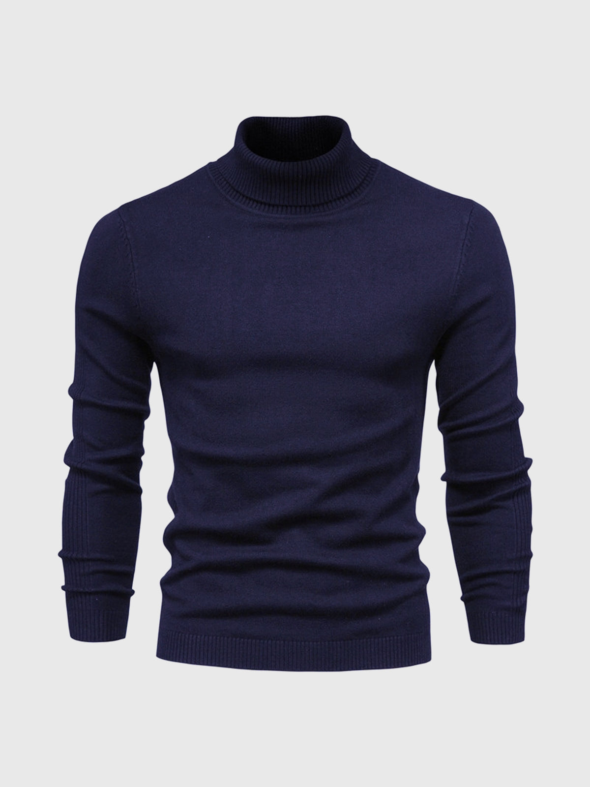 Men's Turtleneck Sweater Soft Cotton Casual Elegant Design 13