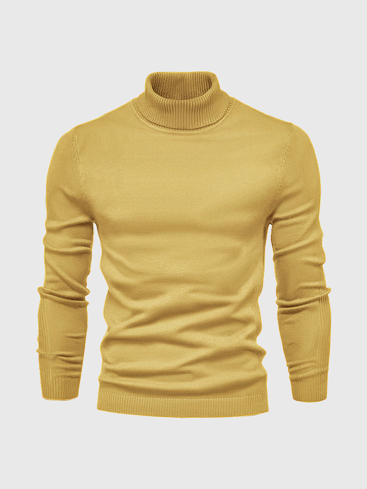 Men's Turtleneck Sweater Soft Cotton Casual Elegant Design 14