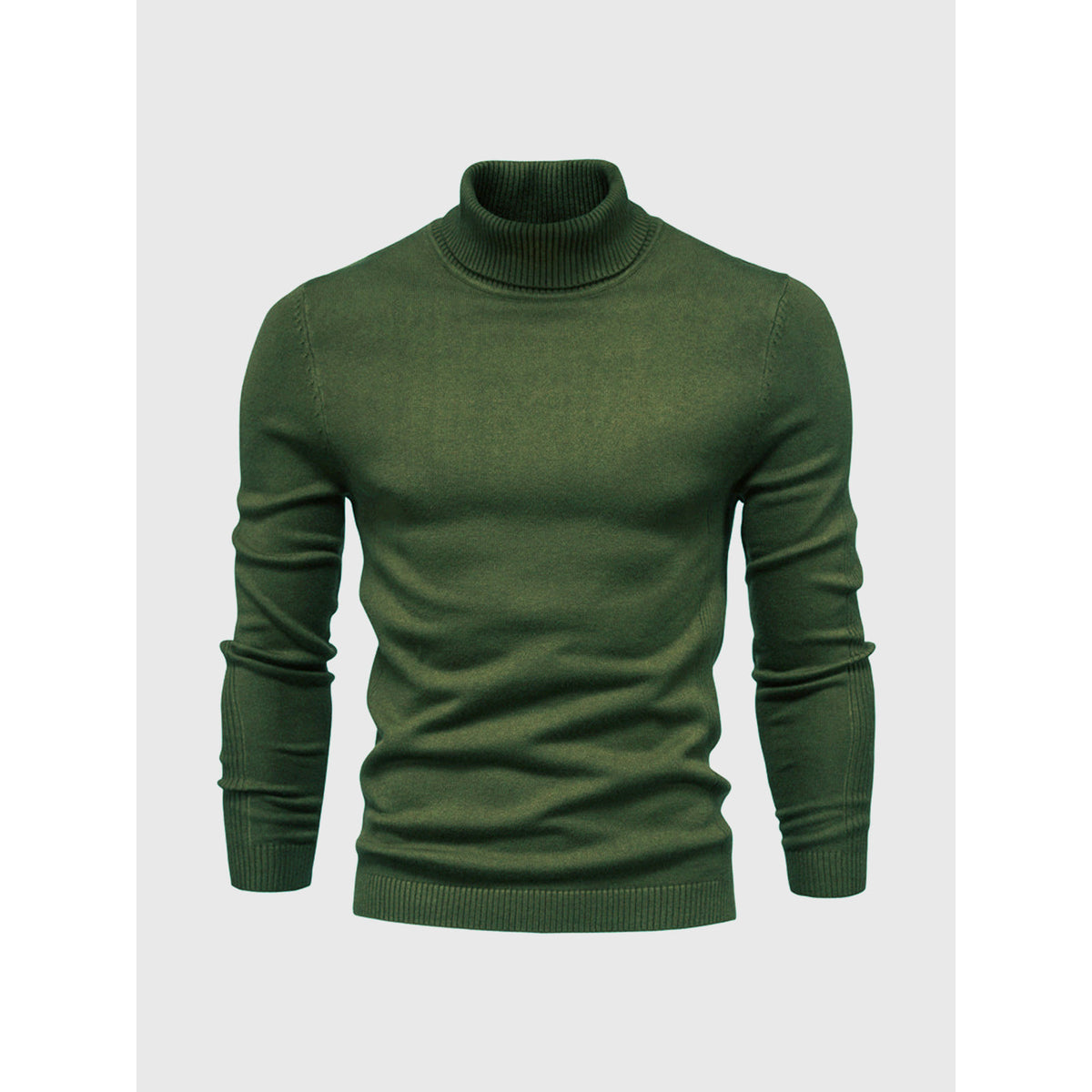 Men's Turtleneck Sweater Soft Cotton Casual Elegant Design 15