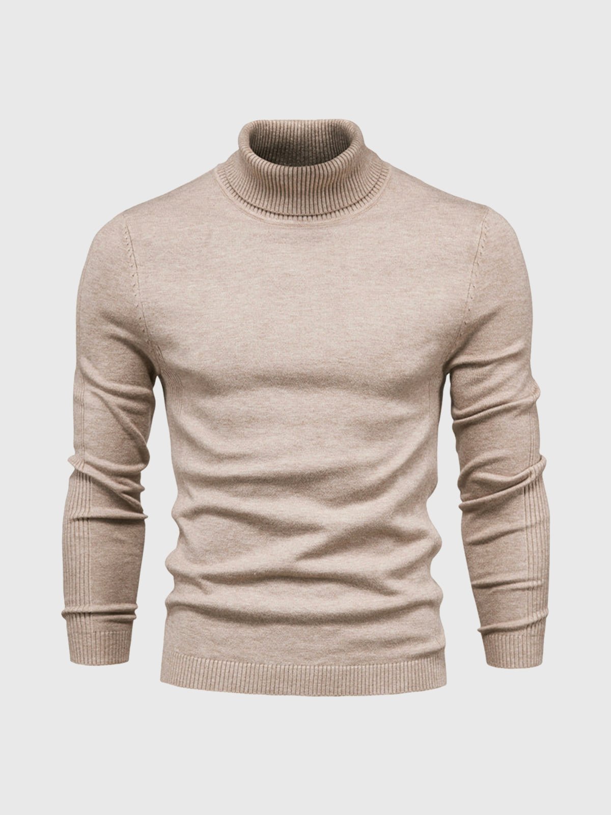 Men's Turtleneck Sweater Soft Cotton Casual Elegant Design 7