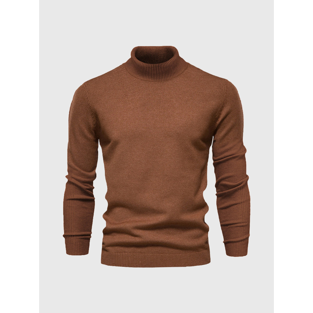 Men's Turtleneck Sweater Soft Cotton Casual Elegant Design 8