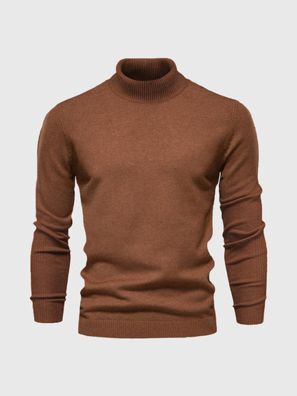 Men's Turtleneck Sweater Soft Cotton Casual Elegant Design 8