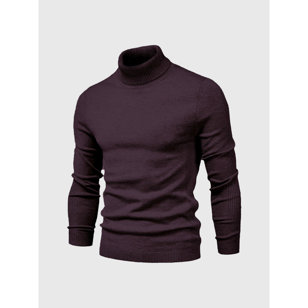 Men's Turtleneck Sweater Soft Cotton Casual Elegant Design 9