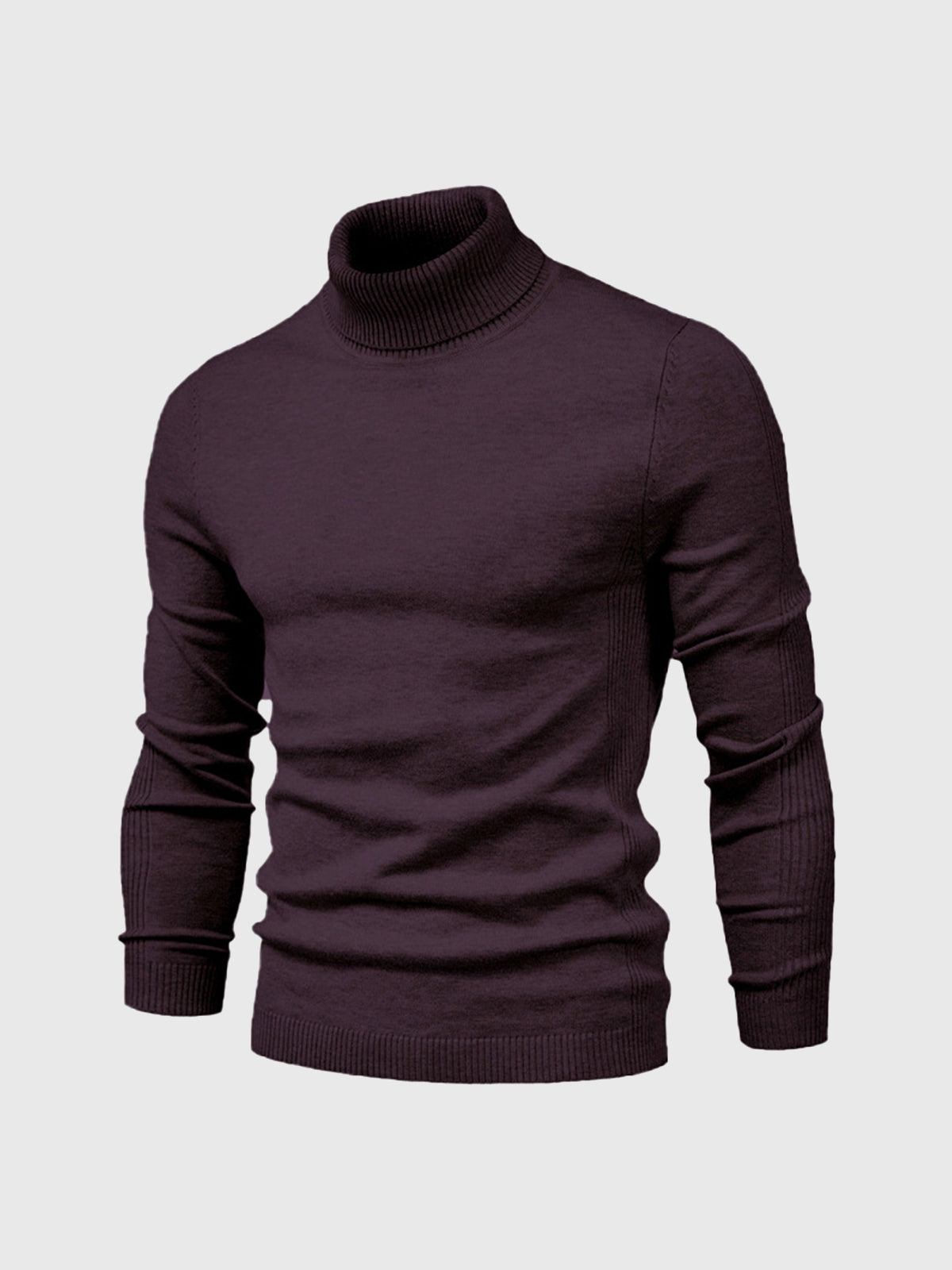 Men's Turtleneck Sweater Soft Cotton Casual Elegant Design 9