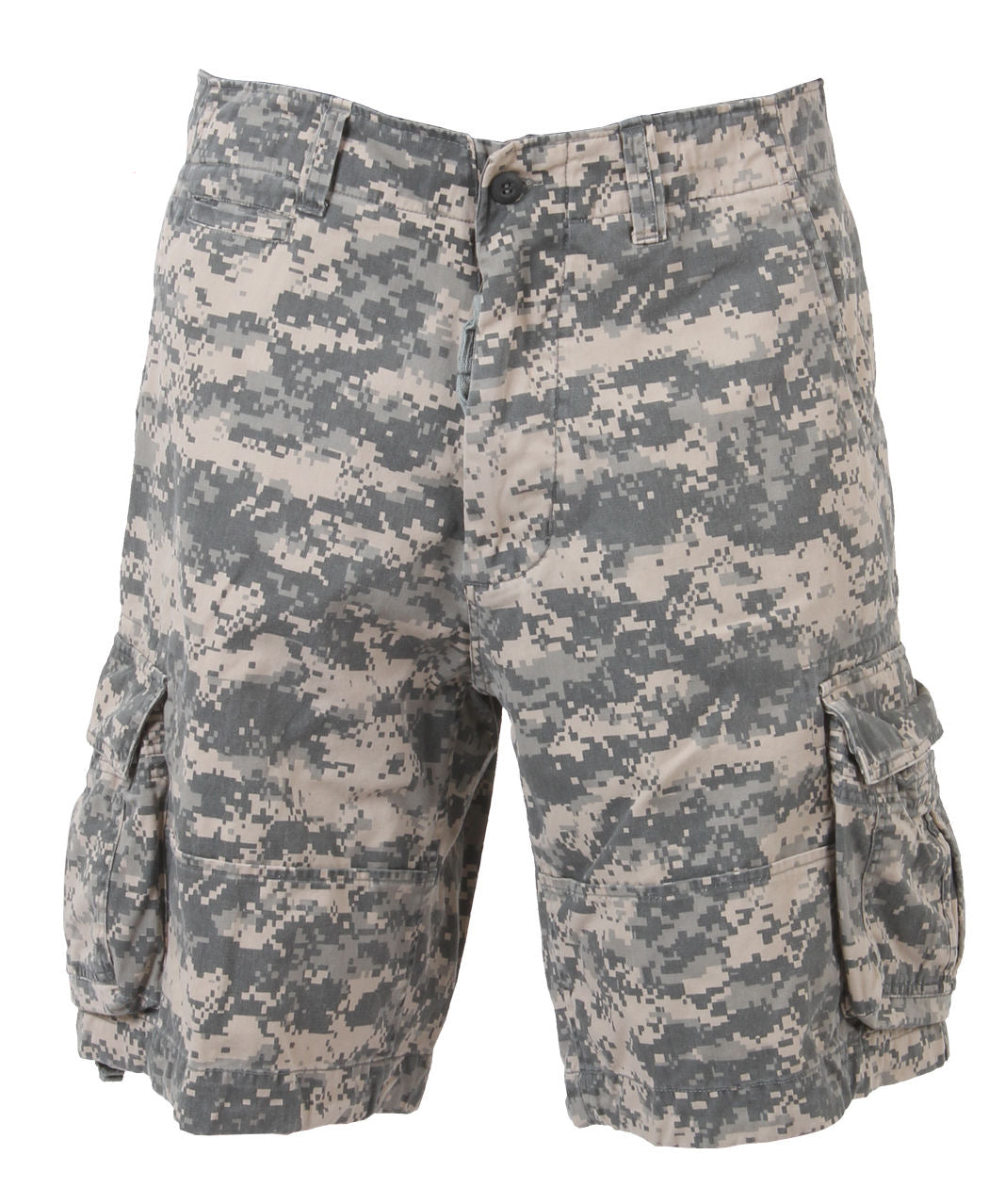 Men's Utility Shorts Vintage Camo Relaxed Fit Heavyweight Cotton 1