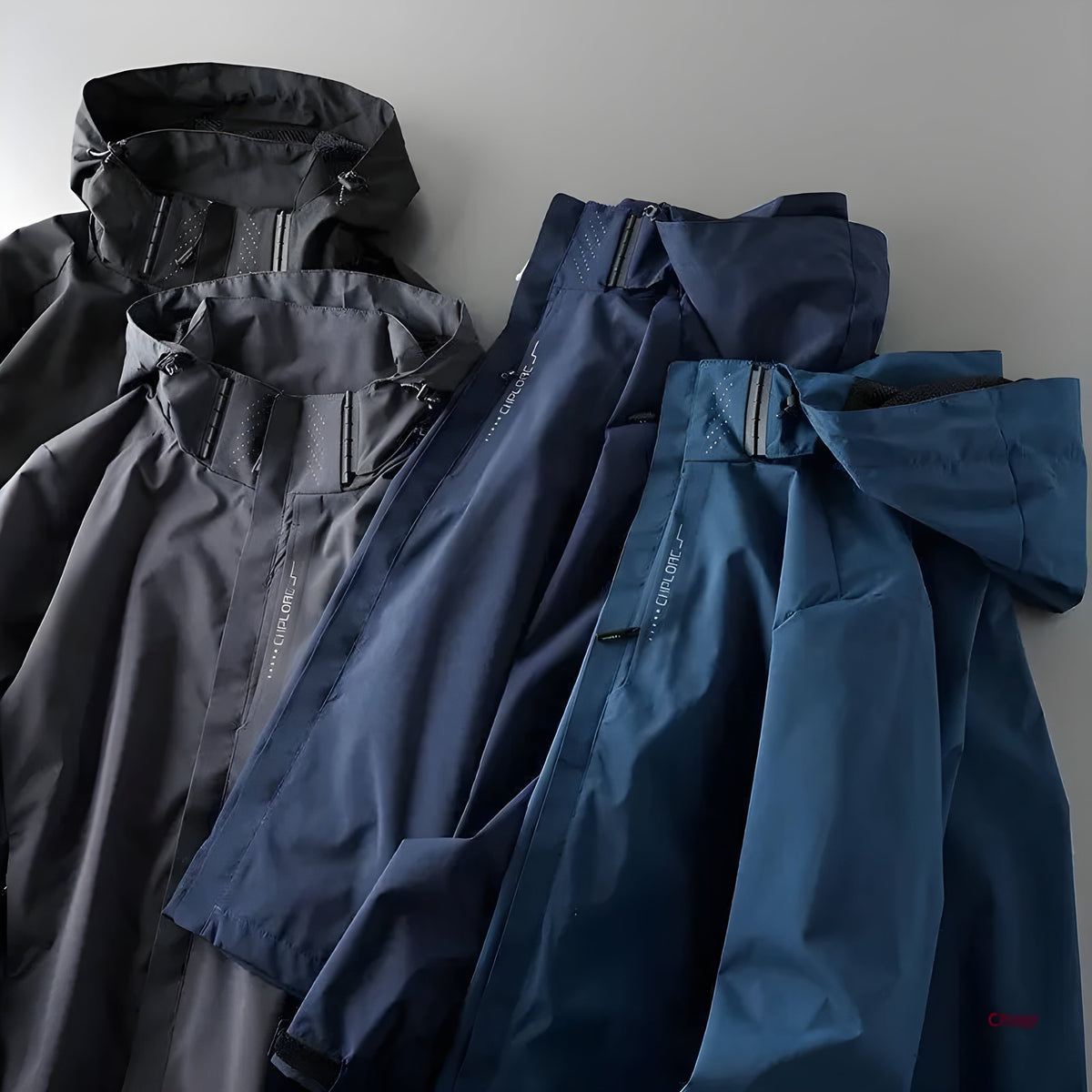 Men's Waterproof Breathable Rain Jacket Stylish Outdoor Wear Casual 5