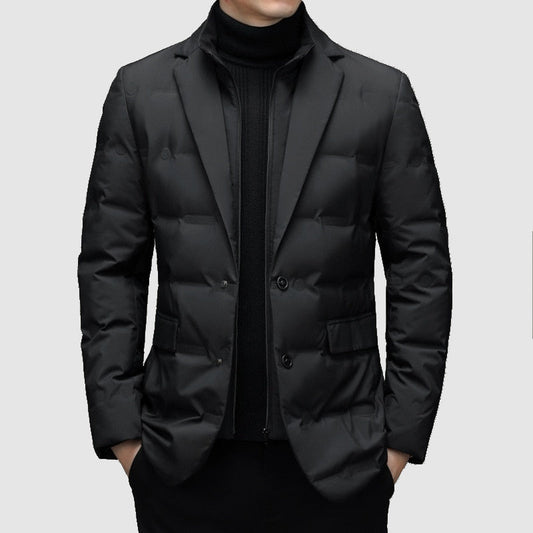 Men's Winter Parka Jacket Stylish Tailored Fit Warmth Elegance 0