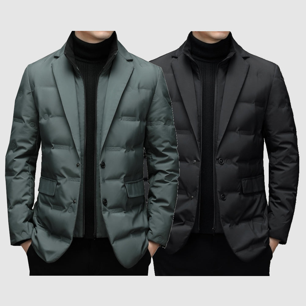 Men's Winter Parka Jacket Stylish Tailored Fit Warmth Elegance 2