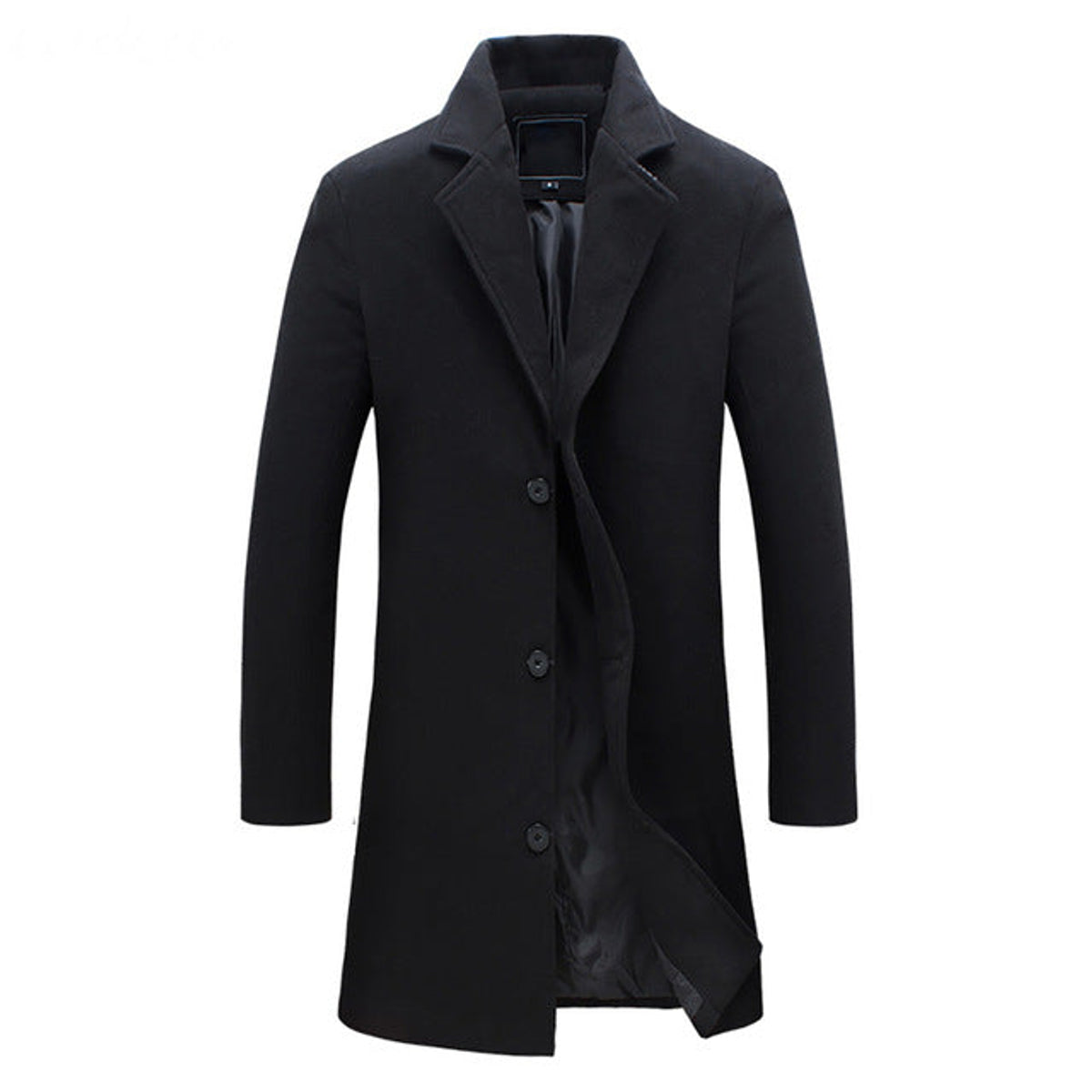 Men's Winter Trench Coat Classic Style Insulated Warmth for Cold Weather 0