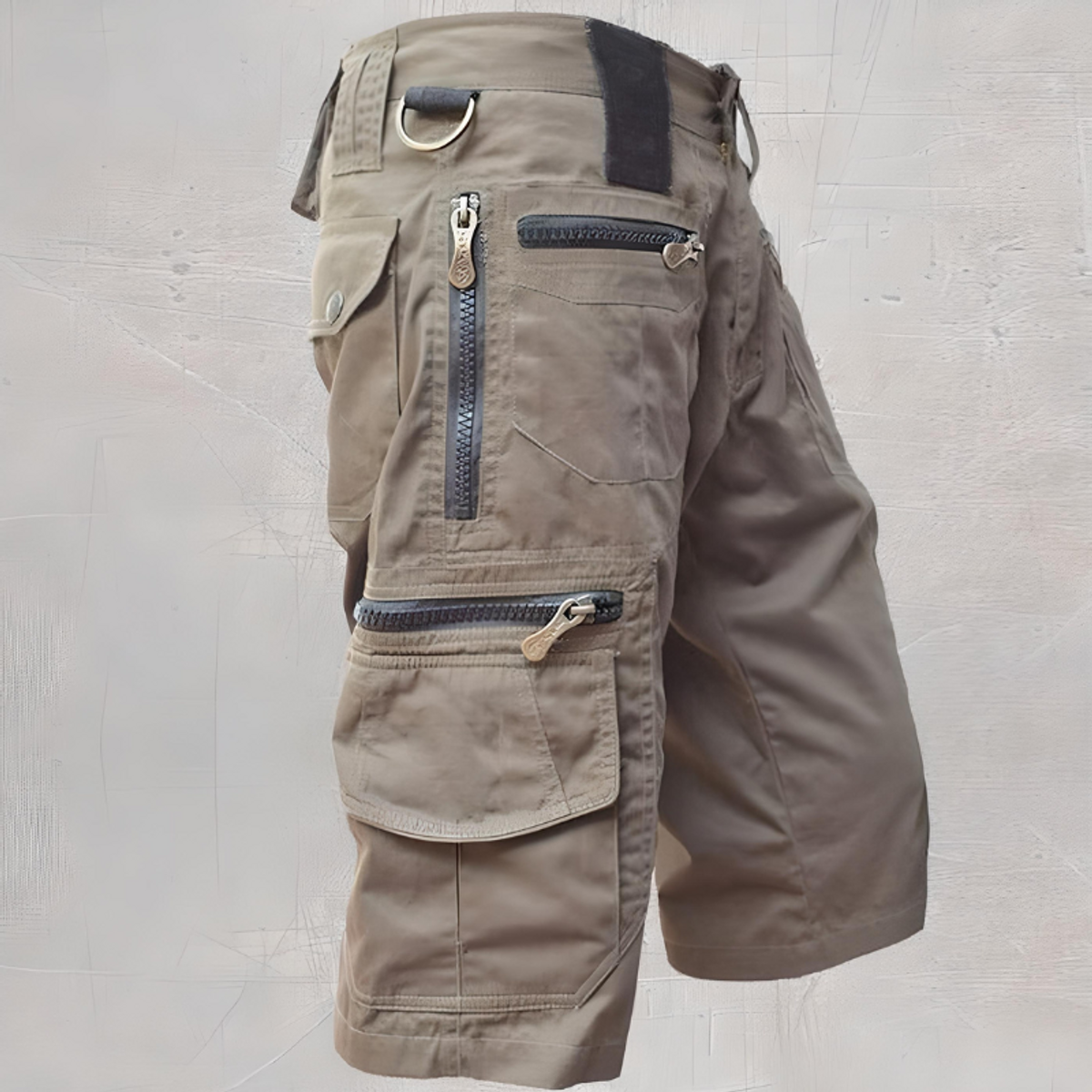 Mens Cargo Shorts Tactical Outdoor Functional with Pockets Black 2