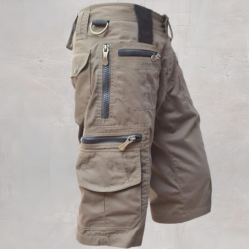 Mens Cargo Shorts Tactical Outdoor Functional with Pockets Black 2