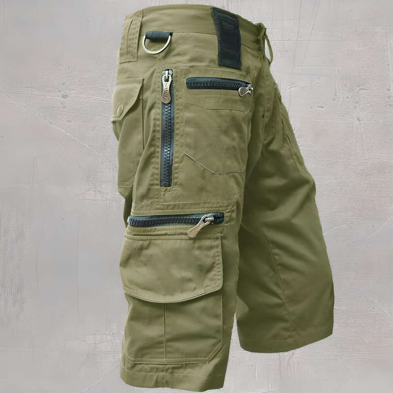 Mens Cargo Shorts Tactical Outdoor Functional with Pockets Black 3